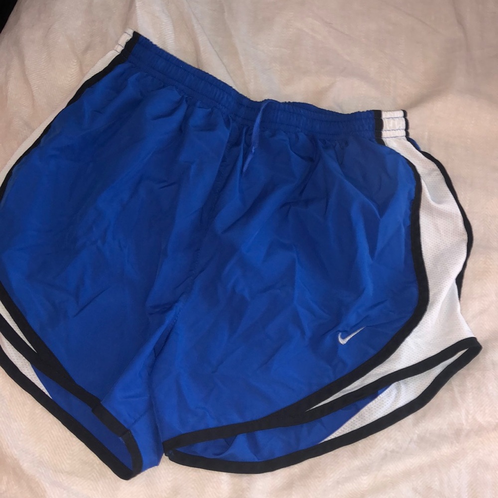 Blue Nike shorts